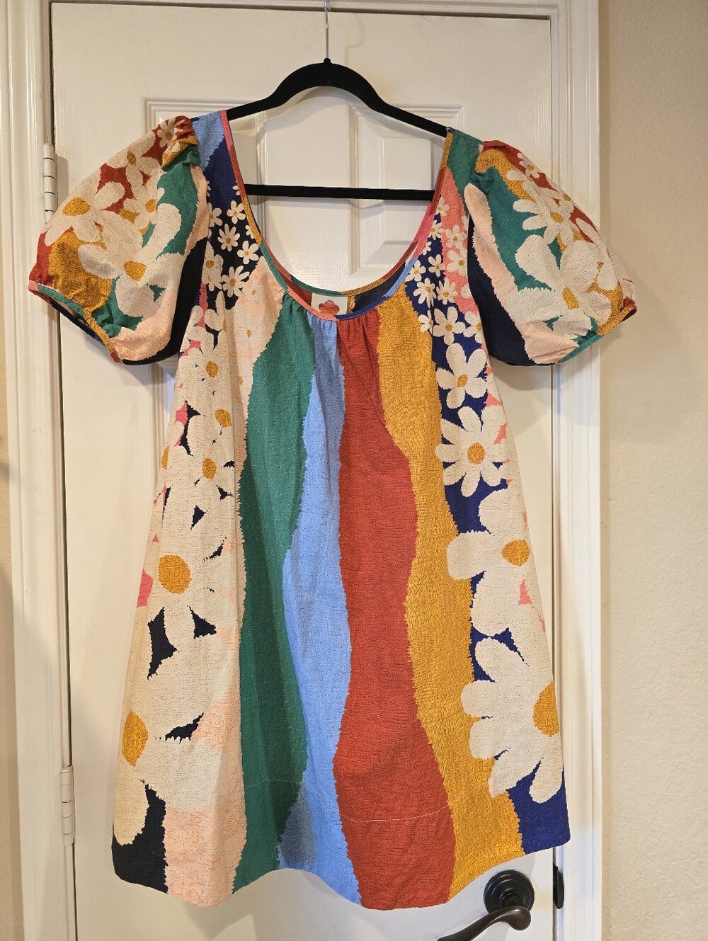 Farm Rio Super Fun Daisy Mini Dress Size Medium
